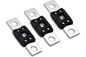 Kofelec Fusibile Mega ad alta corrente, ANM 40A Amp, fino a 58V DC, da utilizzare per autocarri, autobus o sistemi audio, confezione da 3 (40A)