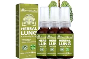 WLWWCX Oveallgo BreatheWell ULTRA Natürliches Kräuterspray für Lungen- und Atemwegsunterstützung (3PCS)