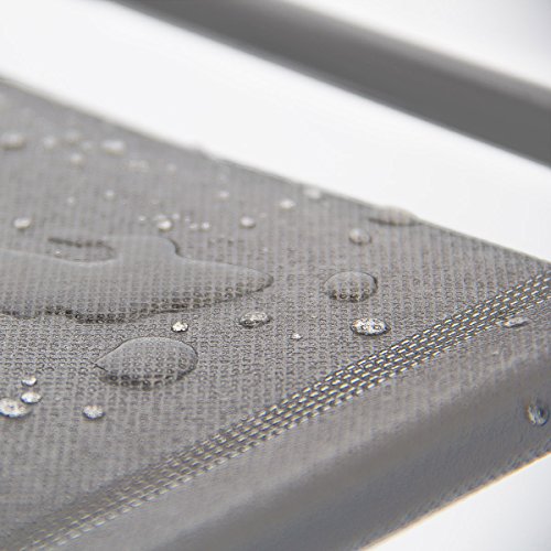 Relaxdays Schuhregal XXL H x B x T: ca. 175,5 x 100 x 29 cm Schuhablage für 50 Paar Schuhe Schuhschrank mit 10 Ebenen aus Stoff und Metall erweiterbarer Schuhständer für großen Stauraum, grau - 6