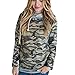 Produktbild OverDose Damen Camouflage Druck Tasche Langarm-Sweatshirt mit Kapuze Pullover Tops Bluse (S, B-Camouflage1)