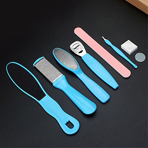 mobengo 8 in 1 Profi Pediküre Kit/Set Pediküre Fuß Raspel Fuß Datei und Hornhautentferner-seitige entfernen Set Best Foot Care - 4