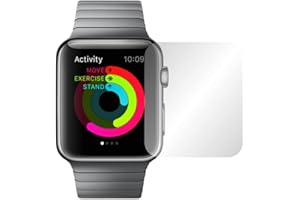 Slabo 2 x folia ochronna na wyświetlacz kompatybilna z Apple Watch 38 mm ochrona wyświetlacza folia folia Crystal Clear przezroczysta