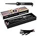HerStyler Professional Baby Curling Wand Hair Curler 9mm – 18mm for Perfect Baby Curls (Black)