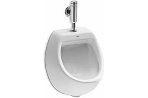 VBChome Urinal Zulauf Oben Weiß Modern Hochwertig Keramik Pinkelbecken senkrecht Pissoir