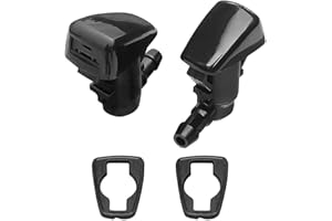 MACHSWON 2 Stück 68260443AA Premium Scheibenwischerdüsen Scheibenwischerflüssigkeit Jet Düse Ersatz 55372143AB Zubehör passend für Jeep Grand Cherokee WK WK2 WL 2005–2023