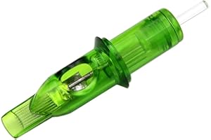 DERMAPOINT 20PCS Sterilized Disposable Cartridge Needles Magnum Emerald Patent Round Liner Series fit Stigma Cartridge Grips and Machine Pen (13MC)