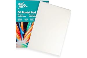 Mont Marte Pastellpapper A4 – Premium-kritorblock – 20 ark – 200 g/m² – perfekt för mjuka och oljefärgade kritor