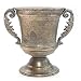 Produktbild Pokal Amphore ART FERRO Vase Metallvase Gold Messing Antik Metall Blumentopf Übertopf Vintage