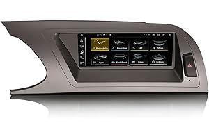 Erisin 8,8 cala 4 GB RAM 64 GB ROM Android 13 radio samochodowe Bluetooth GPS nawigacja do Audi A4 2009-2012 obsługuje OEM MMI CarPlay, bezprzewodowy system Android Auto WiFi 4G DAB+ IPS ekran USB