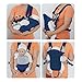 Gogogo Safe Infant Baby Carrier Backpack Front Back Carrying Belt Seat Bag Outdoor Shopping (Blue)