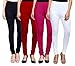 Mek-Orange Leggings Cotton Strechable Stylish Churidar For Women And Girls With Set(Pack of 4) RS.770.00