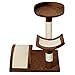 Produktbild CCLIFE 60cm Kratzbaum Katzenkratzbaum Kletterbaum Spielbaum für Katzen mit 1 Aussichtsplätzen 1 Höhlen, Farbe:Sisal