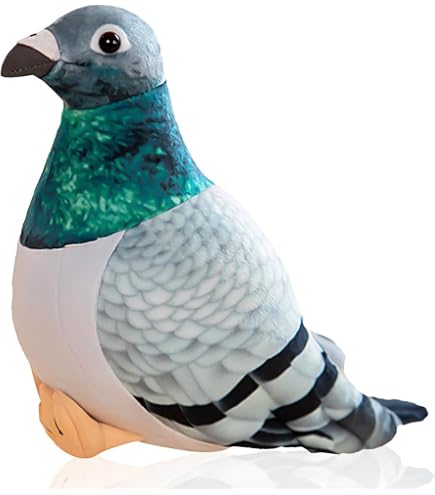 Plüschpuppe Taube - 20 Cm Flauschiges Stofftier Aus PP-Baumwolle, Kuscheliges Geschenk Für Kinder & Erwachsene