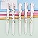 Produktbild JSGDNJB Gelschreiber 5 stücke 4 In 1 Farbige Kugelschreiber Floral Stifte Kawaii Briefpapier Canetas Material Escolar Büro Schulbedarf-Mehrfarbige, zufällige farbe