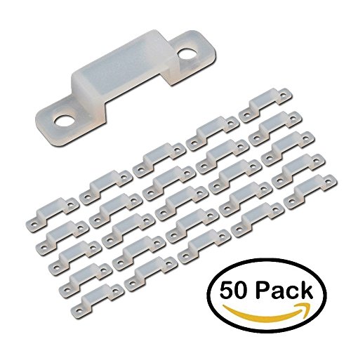 Onecreation 50pcs Silicone Clips For Fixing 10mm 5050 5630 Led Light Strip Buy Online In Angola At Angola Desertcart Com Productid