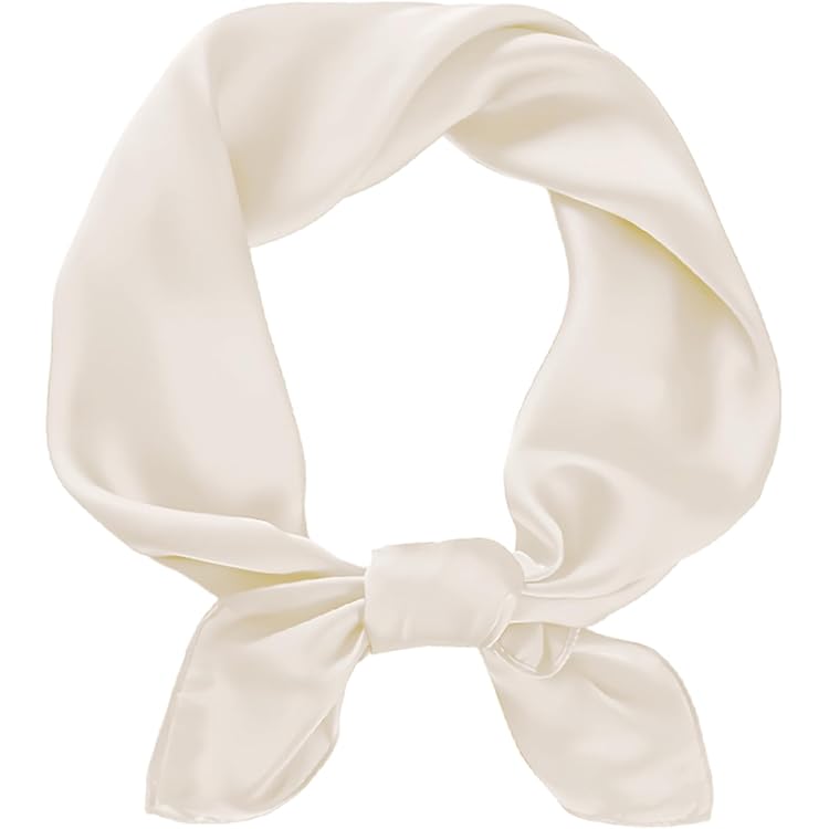 Annlpoy Foulard Carré En Satin De Soie Pour Femmes, Bandeau