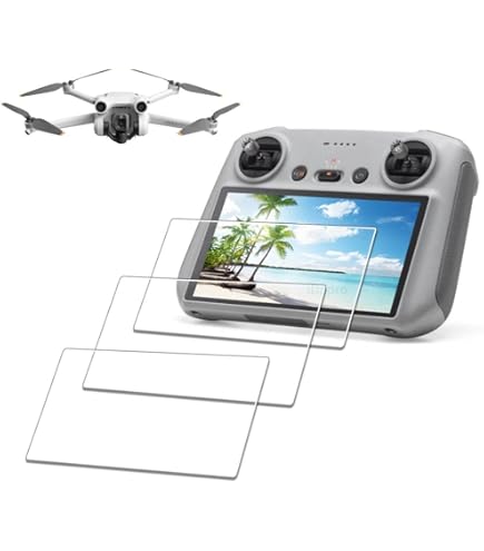 SKYREAT Pellicola Protettiva In Vetro Temperato 9H Per Controller DJI RC Mini 3 / Mini 3 Pro - Confezione Da 2, Anti Graffio E Anti Impronta - 2