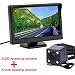 Produktbild GOFORJUMP Mini-LED-Auto-CCD-Rückfahrkamera Video-Parksensor-System mit 5-Zoll-Farb-TFT-LCD-Rückfahrkamera Monitor Rückfahrmonitor für DVD-VCD-Rückfahrkamera