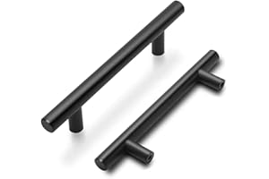 goldenwarm Lot de 15 Poignée Cuisine Poignee Placard -LS201BK96 Poignee 96mm Poignee de meuble Cuisine avec Finition Mate en Acier Inoxydable