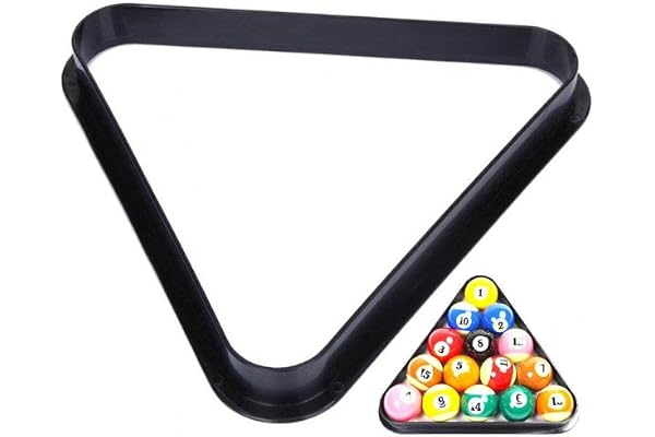 Tsffae Billard Ball Rack Billard Triangulaire Losange Cadre Table De Billard Triangle Billard Rack pour Billard Table De Billard Fournitures De Sport Accessoires