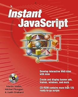 Instant Javascript Application Development S Ebook Martin Webb