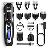 ✂ Selbstschärfende Edelstahlklinge - Bietet hohe Präzision für jeden Stil und verhindert Hautirritationen für eine lange Lebensdauer.