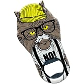 Sevimli Kedi Şişe A&ccedil;acağı Mıknatıs, Buzdolabı Mıknatısı Bira Kola Barmen Mutfak Barmen i&ccedil;in Silikon Metal Şişe A&ccedil;acağı Metal 