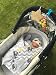 The Gorgeous 1 Baby swaddle blanket 0-4 months (Elephant, Grey)