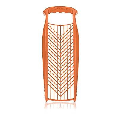 Börner 5O52046 La véritable Râpe à Crudité PowerLine de Börner est utilisable des deux côtés pour un râpé fin et épais. Du fabricant ! (orange)