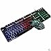Produktbild JN Luminous Keyboard Maus Set USB Wired Maus Spiel Roboter Fühlen,A