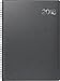 Produktbild BRUNNEN 107636590 Buchkalender Modell 763 (2 Seiten = 1 Woche, 210 x 290 mm, Bucheinbandstoff Metallico vulkanschwarz, Kalendarium 2020, Wire-O-Bindung (107636590))