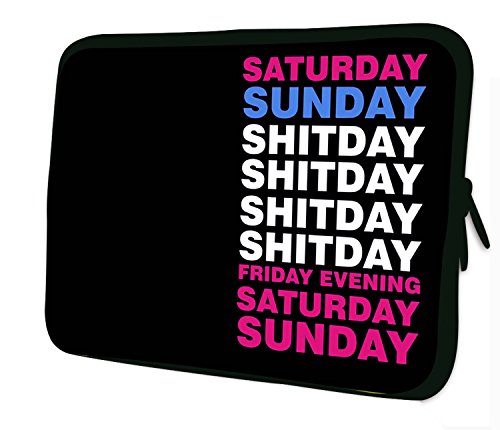 LUXBURG 8 – 17,3 Zoll Notebooktasche Laptoptasche Tasche aus Neopren Schutzhülle Sleeve für Laptop / Notebook Tablet Plus Free Mouspad! Für Apple, Acer, Chromebook, Dell, HP, Lenovo, Samsung Laptop - 2