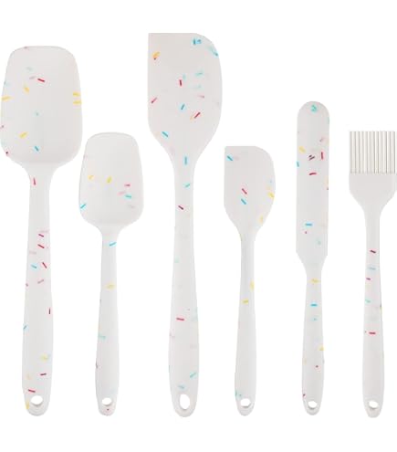 Set 6 Spatole In Silicone Per Cucina - Resistente Al Calore, Per Cuocere E Mescolare - Foto 6