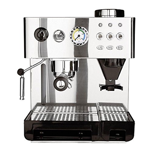 détail Machine Expresso La Pavoni – Domus Bar DMB – 230 V de couleur carrosserie en acier inoxydable brillant
