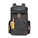 Produktbild Fafada Herren Damen Unisex Vintage Canvas Rucksack Schulrucksack Retro Rücksack Vintage für Outdoor Camping Universität Dunkelgrau