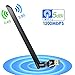 Price comparison product image USB Wifi Adapter, VIPFAN Wireless Wifi Dongle Dual Band 1200Mbps Network Adapter 5dBi Antenna PC/Desktop pc/Laptop/Table Supports Windows 10/8/7/Vista/XP/2000, Mac OS X 10.4-10.12