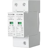 Jadeshay Surge Protector Surge Protection Device Against Permanent and Transient Surges 2P 40KA 220V for Installation in DIN