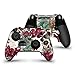 Produktbild XBOX ONE Elite Controller Skin - Design Aufkleber Skull Flower White
