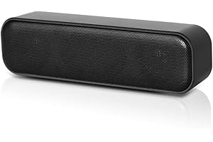 TFUFR SoundBar Mini USB Lautsprecher, Computer Lautsprecher, Stereo Multimedia Lautsprecher für PC Computer, Laptop, Notebook, Tablet - Plug and Play