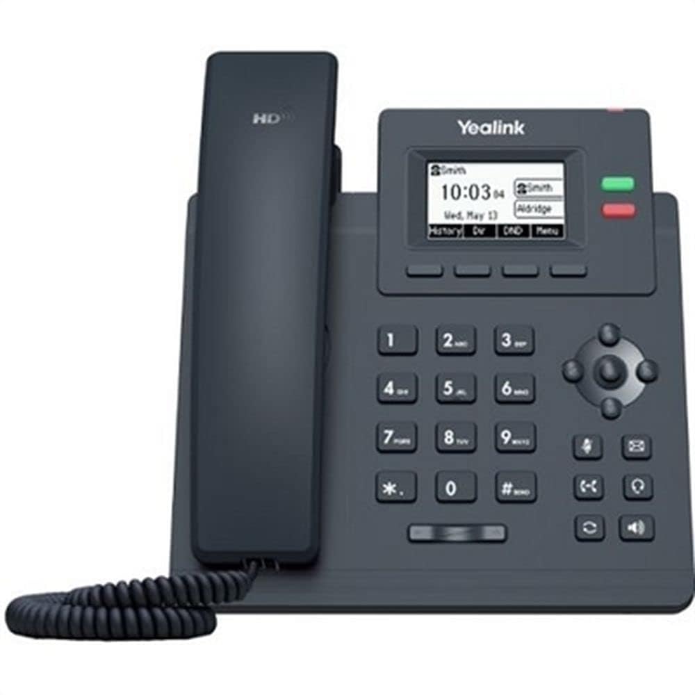 Yealink T31W SIP Phone Dual Band 2.4g & 5g Built-in Wifi, Supported Protocols 802.11a/b/g/n/ac, 2.3" LCD Display, adjustable brightness, 5 N-Way Audio Conferencing, 2 Memory & Line Key, Wall Mountable