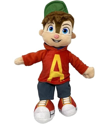 Peluche Gigante ALVIN SUPERSTAR - Scoiattolo Alvin Dei Chipmunks, Altezza 60 Cm, Morbidissimo, Ufficiale
