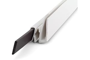 DEKAROX Magnetdichtung Türdichtung Set 1300x700mm universal zum Selbstanfertigen Einschrauben an Kühlschrank KühlGefrierKombination