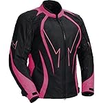 Juicy Trendz Mesdames Femmes Blindé Imperméable Veste Cordura Textile Moto Motorcycle Jacket