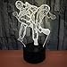 Produktbild Taekwondo 3d Nacht Led Lampe 7 Farbe Touch Control Vision Touch 3d Kleine Tischlampen Für Wohnzimmer Weihnachten dekorative Lichter
