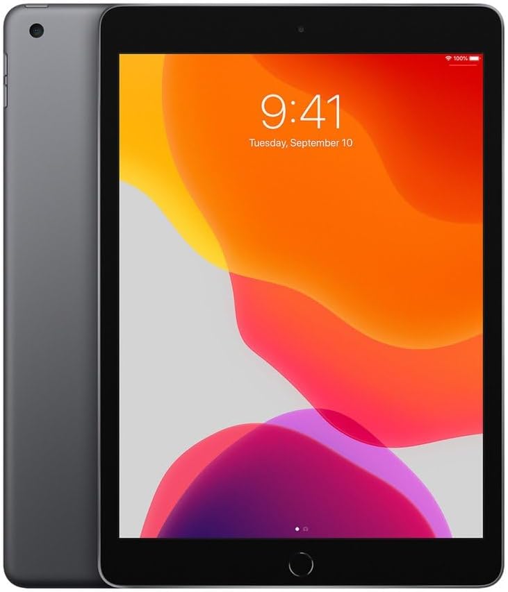 2019 Apple iPad (10.2-inch, Wi-Fi, 32GB) Space Gray (Renewed)