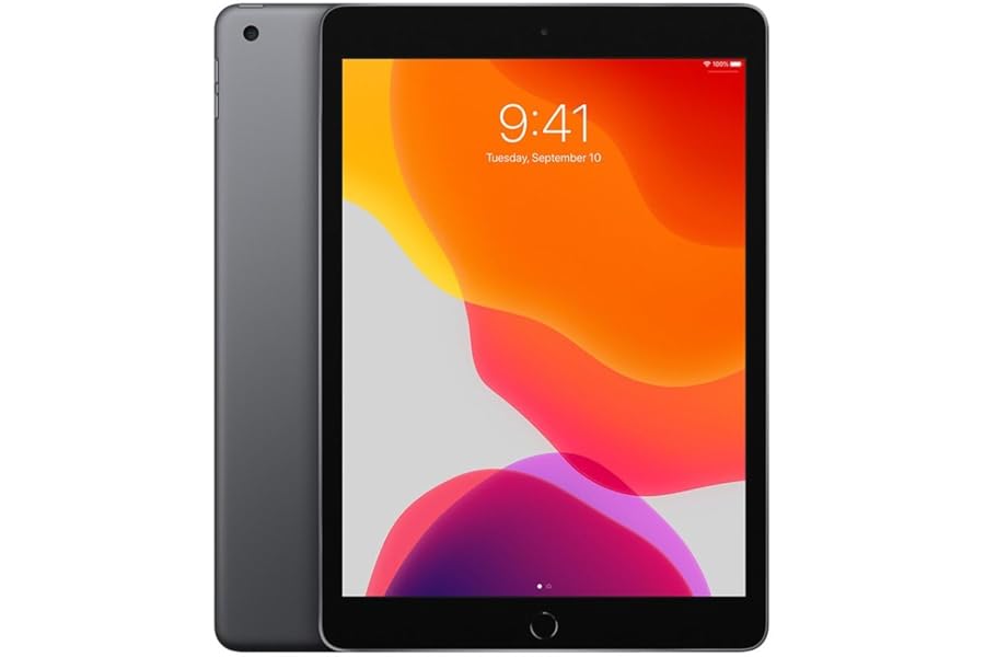 2019 Apple iPad (10.2-inch, Wi-Fi, 32GB) Space Gray (Renewed)