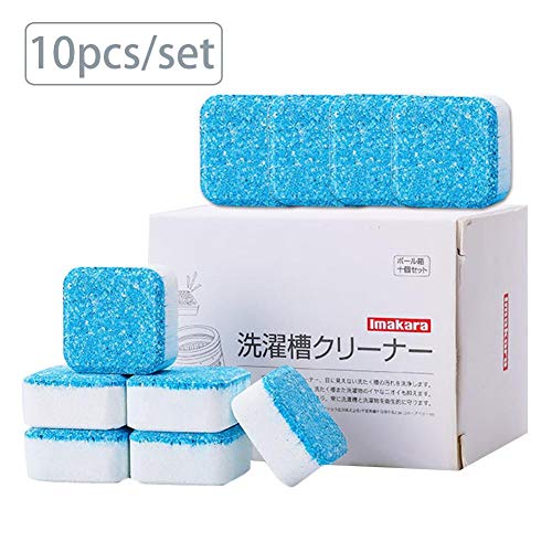 liuxi9836 30PCS Washing Machine Cleaner, Washer Decontamination Cleaning Detergent Solid Effervescent Tablet Deep Descaler - Keep Your Washer Fresh, 10/20/30pcs Various Occasions Wonderfully