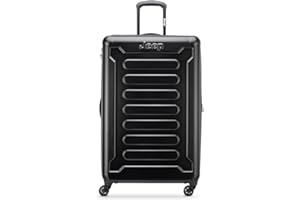 DELSEY PARIS JEEP - JH004C - Valise soute rigide extensible - 80cm x 50cm x 33cm - XL - Noir