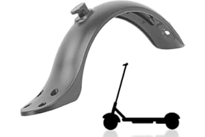 YOWMINA Garde Boue Trottinette Electrique, 4 Trous Anti-Éclaboussures Accessoire de Rechange, Accessoires Trottinette Electriques, Garde Boue Arrière pour Trottinette Electrique