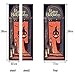 Produktbild GSYDWSJTZ 2pcs Halloween Spion Kürbis Geist Kreative 3D Tür Aufkleber Persönlichkeit Holz Tür Dekoration Wandaufkleber